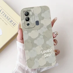 Cute Fashion Cartoon Soft TPU Phone Case Bumper Cover for Infinix Hot 12i (TYbai1961)