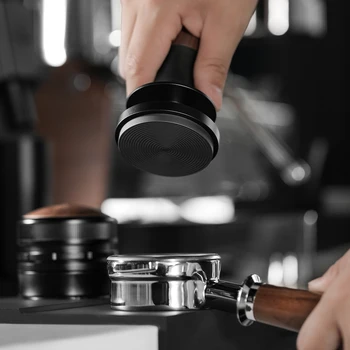 MHW-3BOMBER 30 Pfund Espresso Stampfer mit Wellenbasis und Kalibrierter Federbelastung - Set aus 3 Stück Home Barista Werkzeu