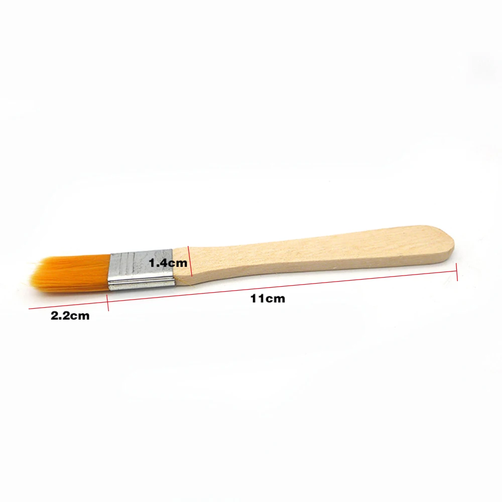 10 pieces of wood handle small brush electronic products to remove dust computer keyboard motherboard cleaning tool soft hair 3