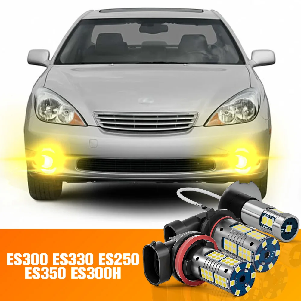 2pcs LED Front Fog Light Bulb Accessories For Lexus ES300 ES300H ES250