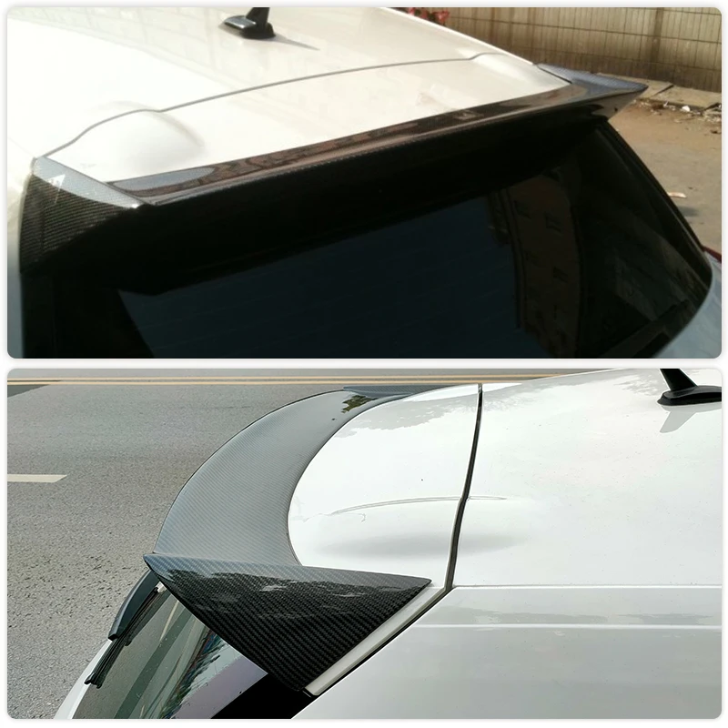 폭스바겐용 탄소 섬유 자동차 리어 루프 스포일러 윙, VW 시로코 스탠다드 전용, R 2008-2013 리어 스포일러, 루프 윙 립
