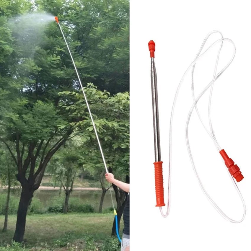 

Pesticide Spray Tree Accessories Retractable 2.3m Hand Pressure Sprayer Spraying Rod for Outdoor Garden Watering Can