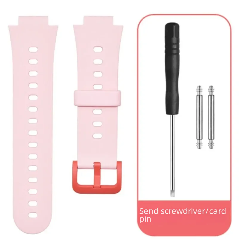 thumbnail image 1 of Correa de silicona para reloj Xiaomi Mitu para niños, compatible con Mitu 5C 6C 2s4c, repuesto de correa de reloj para niños, 1 of 5