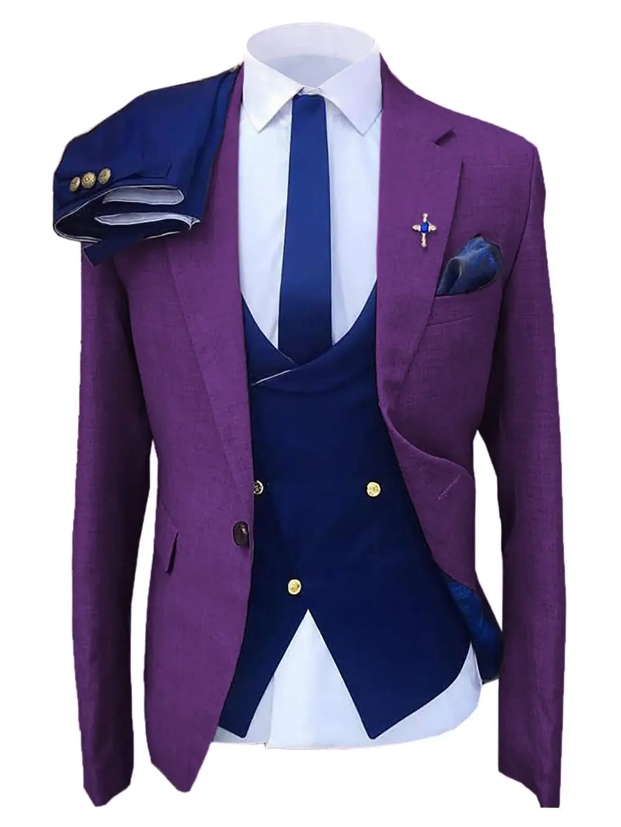 Light Grey Business Party Formal Men Suit Burgundy Vest Pant 3 Piece Custom Made Groom Wedding Tuxedos For Men