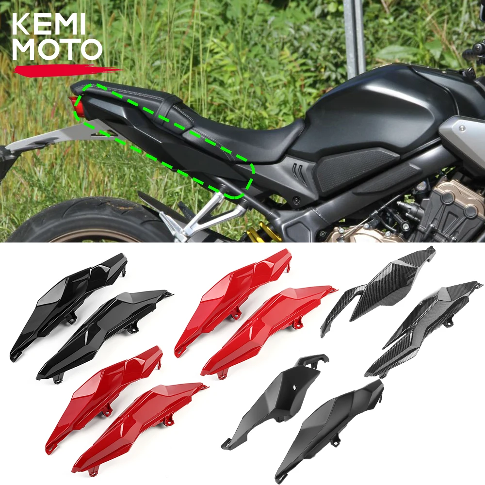 Pare-brise Moto CB650R / CB1000R - Look Fibre Carbone - ABS + Aluminium, Anti-vibration Et Facile à Poser