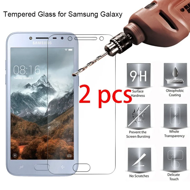 2pcs! Toughed Tempered Glass Protective Glass on Samsung S7 S6 S5 S4 Mini 9H HD Screen Protector for Galaxy S3 Neo S2