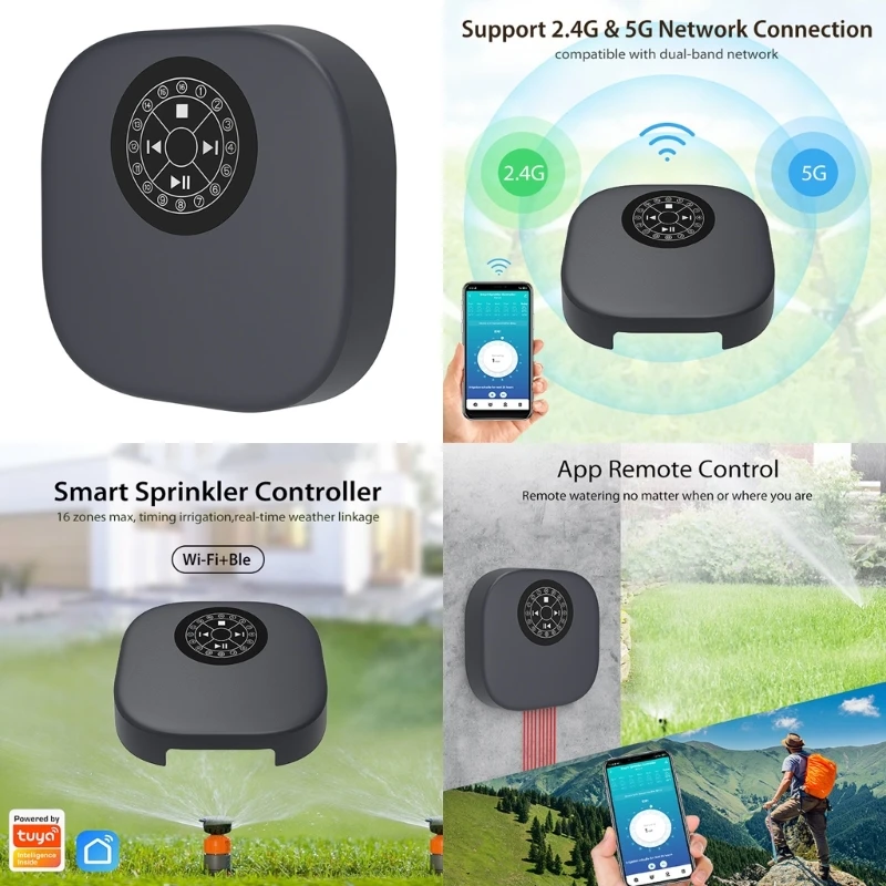 

WiFi Water Timer Waterer Program 16 Zones Timers Irrigation Timer Programmable SmartSprinkler Timer System Controller
