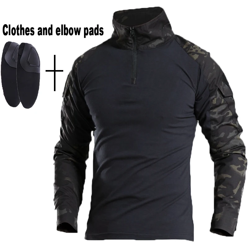 Tactical Suits Military Uniform Suits Camo Hunting Shirts Cargo Pants with Pads Airsoft Paintball Hunting Clothes Sets Outdoor tactical pants tactical suit tactical shirt tactical men jackets