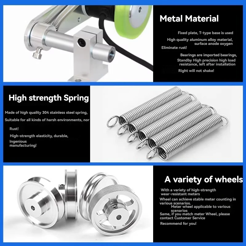 New Meter Counter Installation Spring Bracket Roller High-precision Meter Counte