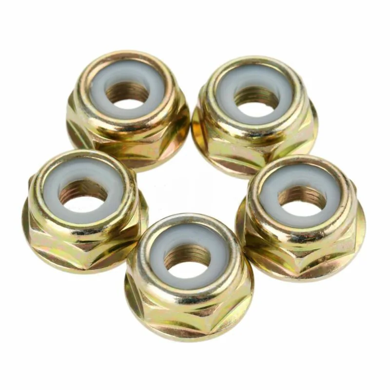 

5 PCS Reverse Screw Nuts Universal M10x1.25 Gasoline Brush Cutter Summer Garden String Trimmer Brush Cutter Gear Case Spare Nut