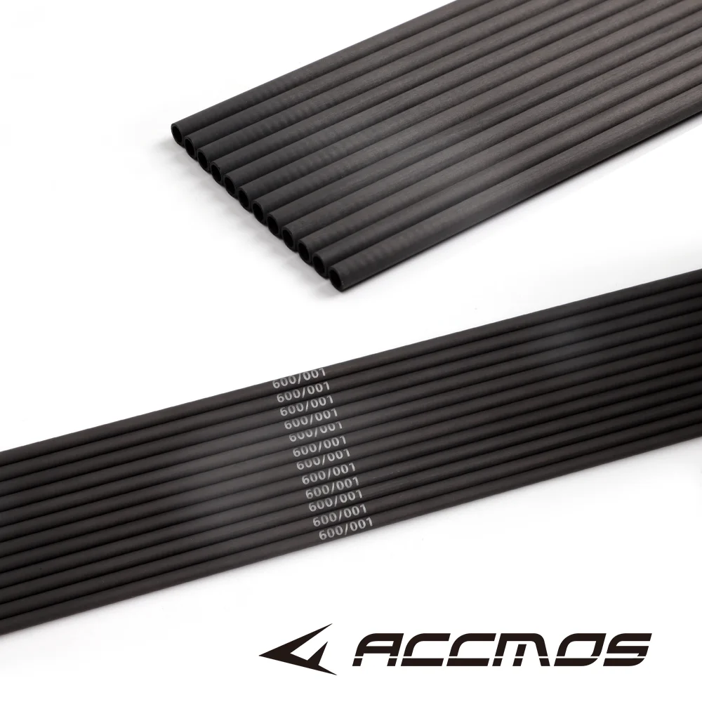 6/12/18pcs +-0.001 Archery DIY arrow shaft id4.2mm Spine 350 400 500 600 700 800 900 1000 32inch arrow tube of pure carbon. carbon arrow shafts
