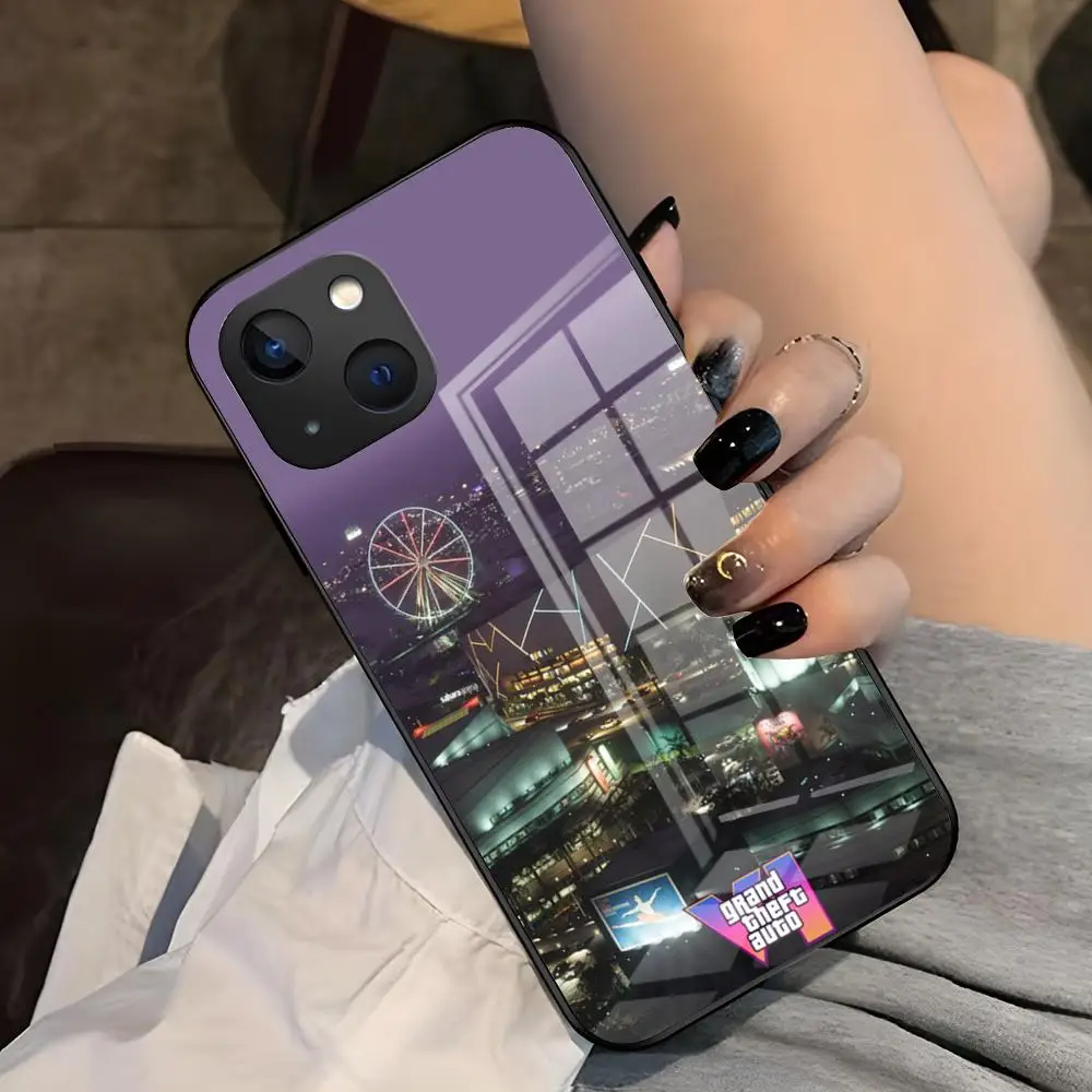 Premium Glass Cover Phone Case - Shockproof and Stylish Design