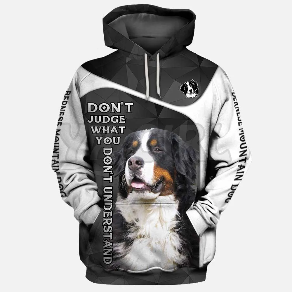 Don't Judge What You Dont Understand Malinois  3D Printed Hoodies  Unisex Pullovers Funny Dog Hoodie Casual Street Tracksuit
