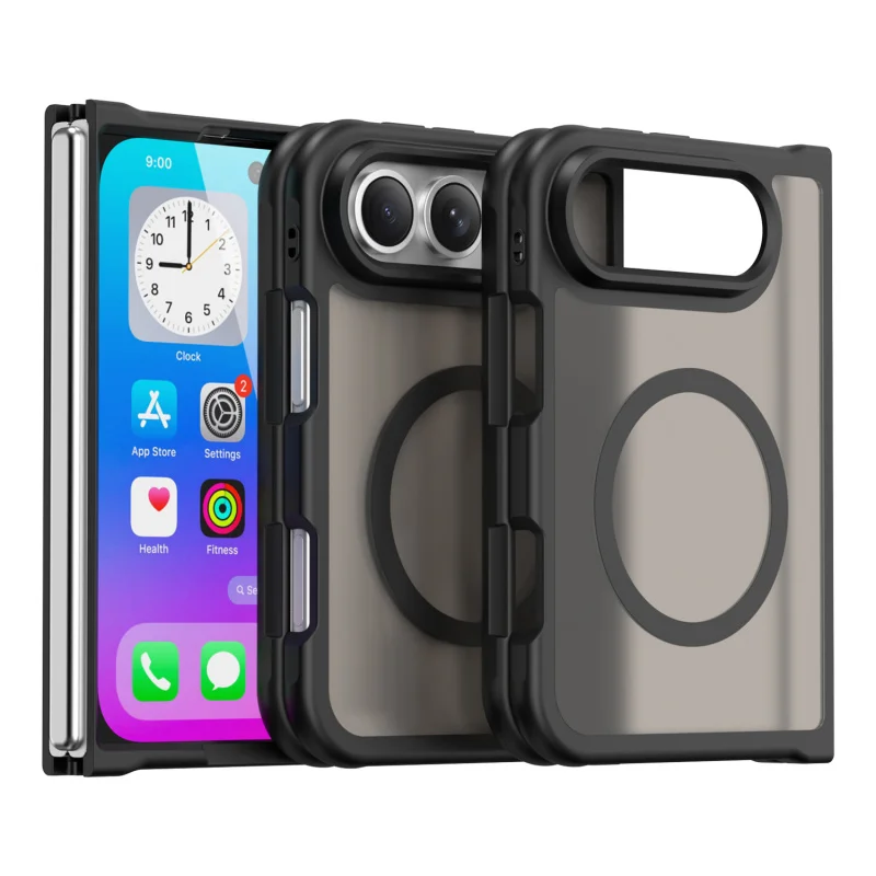 Luxury Frosted Magnetic Phone Case - Ultra Thin Matte Skin Feel Shockproof Cover
