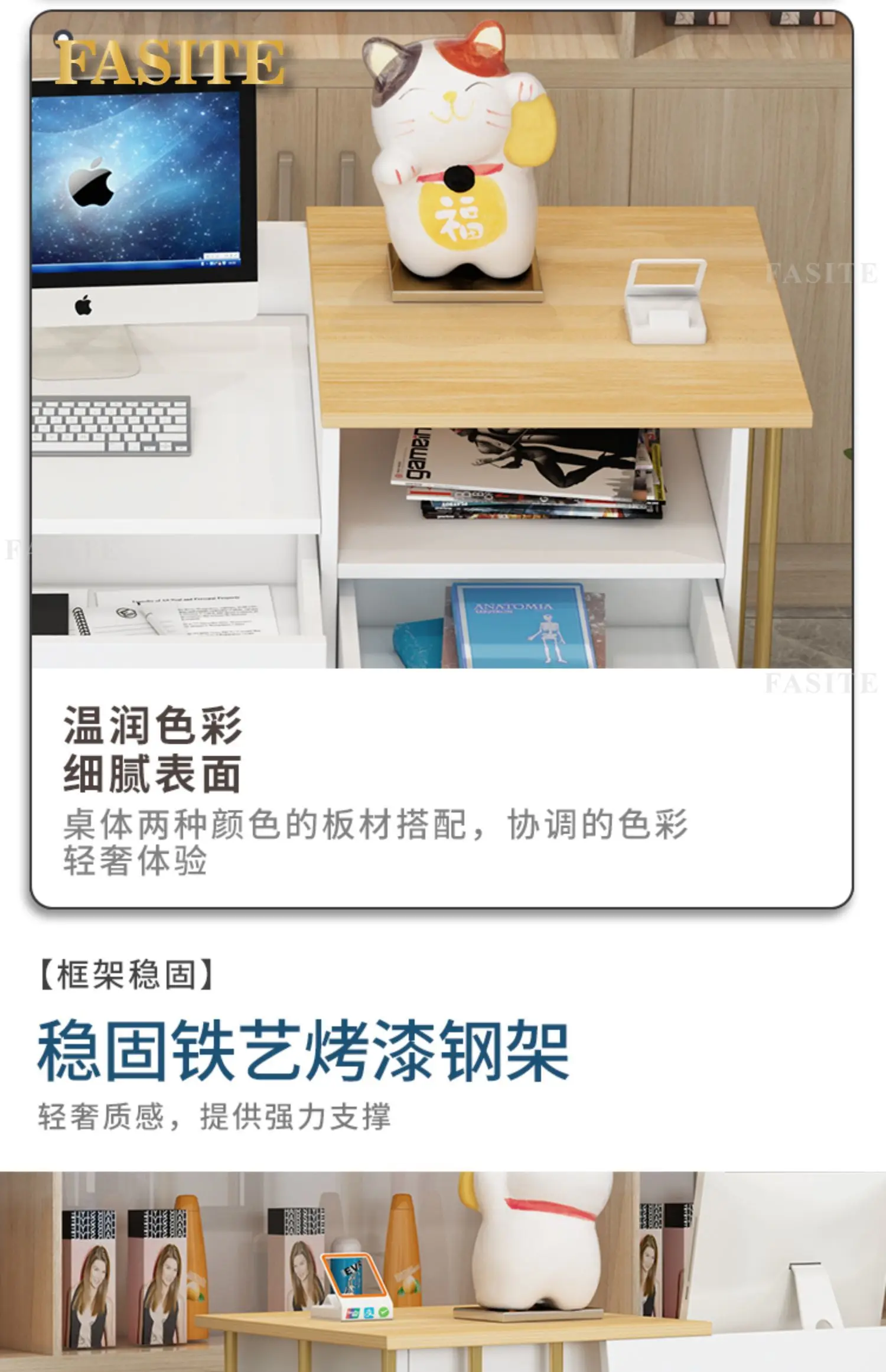 Description Picture 4 of itemCash register shop, small clothing store, front desk, reception desk, simple modern beauty salon counter