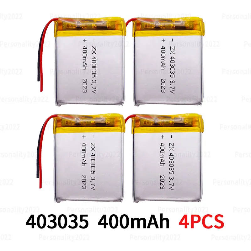 403035-400mAh 4PCS