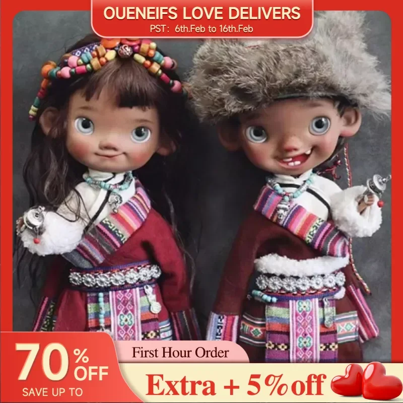Amzing Expression 1/6 Big Head Pii With Girl Body Extra Free Mani E Piedi Pipi Jaki Naughty Happy Cute Minor Bjd Dolls