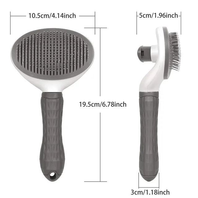 Pet Dematting Comb & Self-Cleaning Brush – Professional Grooming Tool for Dogs 6