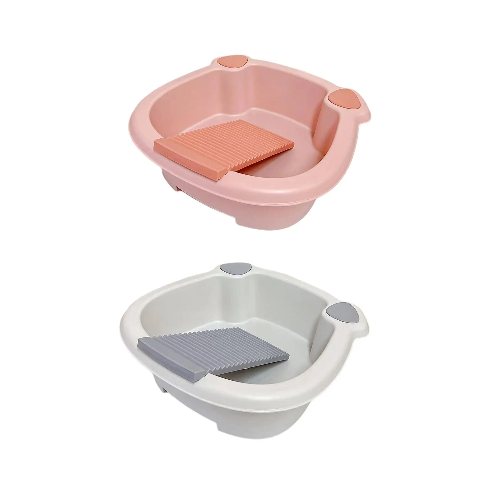Washing Clothes Bucket Hand Wash Board Washboard Basin Wash Tub Washboard Hand Clothes Underwear Blouses Home laundry washbasin