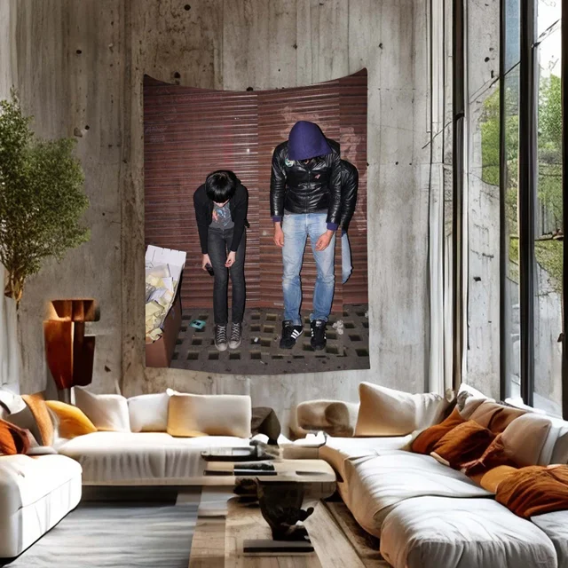 Bande de châteaux en cristal, tapisserie murale suspendue, Tarot Hippie, pour dortoir, décoration de maison, DIY bricolage 2