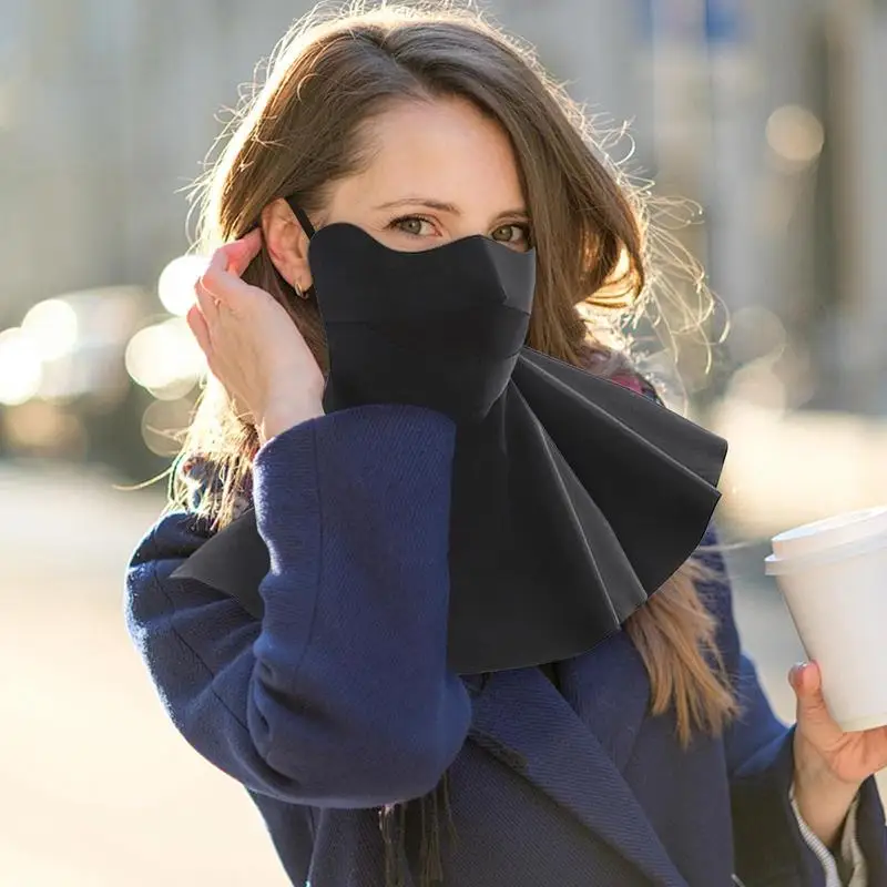 UV Protection Face Masque Neck Gaiter Face Covering Breathable Sun Protection Scarf Cover UV Masque Sun Cover For Men