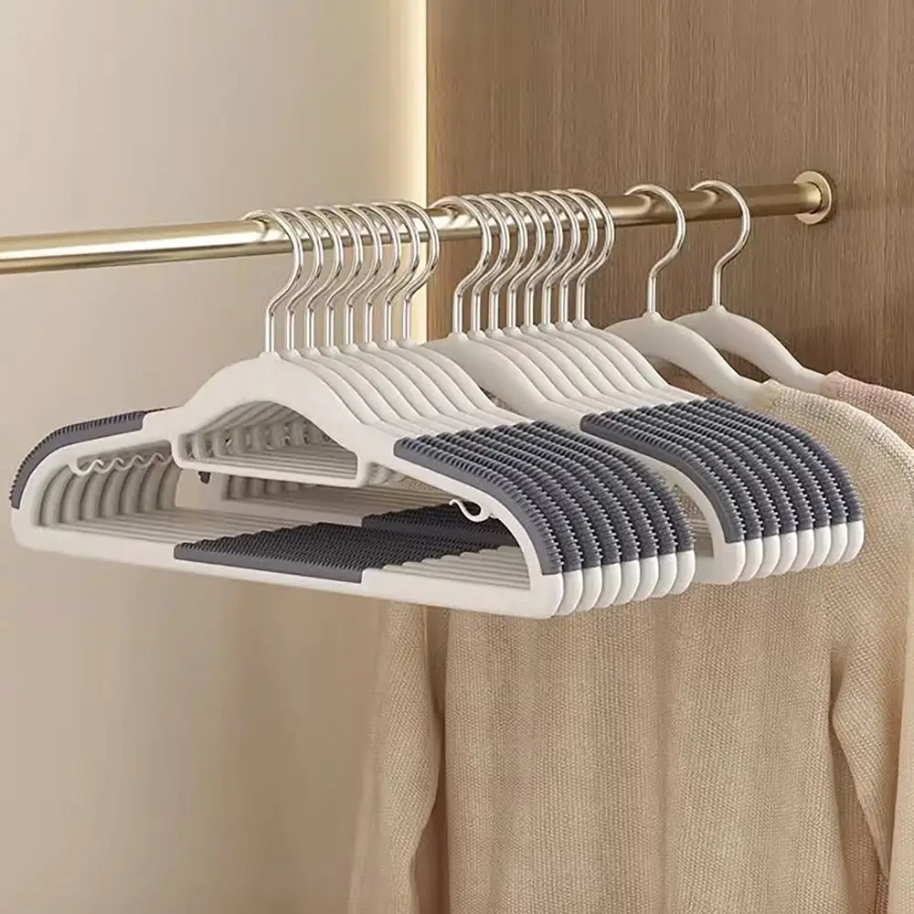 Space Saving Multi Hanging Clothes Storage Hanger High Quality Anti Slip Cloth Hook Tie Rack Hanger Plastic Clothes Rack Home 5
