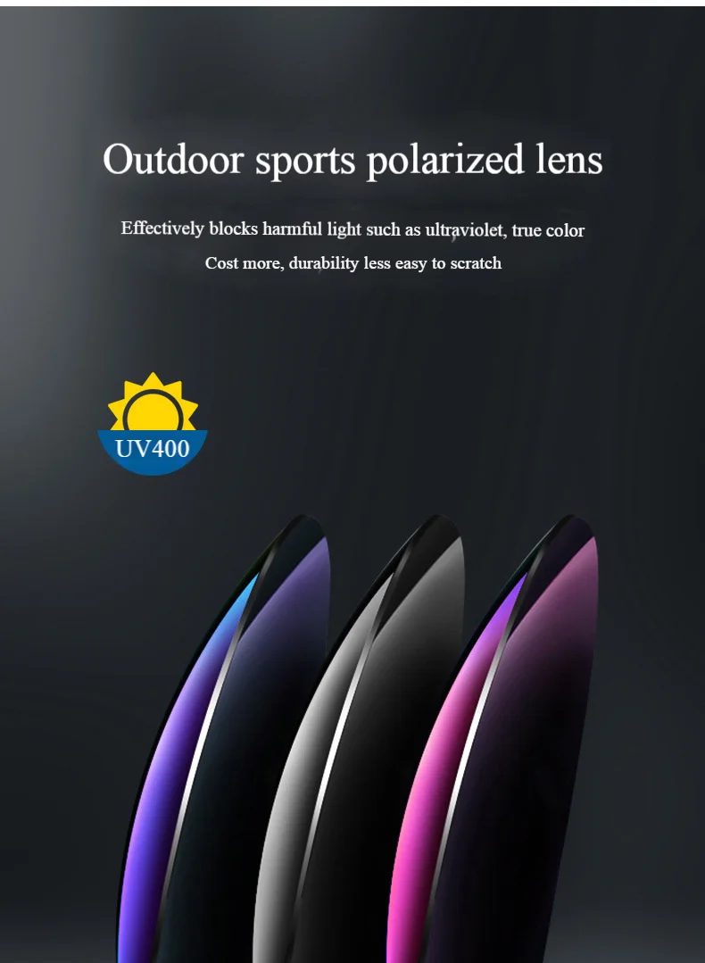 Description Picture 5 of itemLuxury Brand Designer Sun Glasses Classic Square Vintage Sport Polarized Sunglasses for Men Women Driving Fishing UV400 Eyewear
