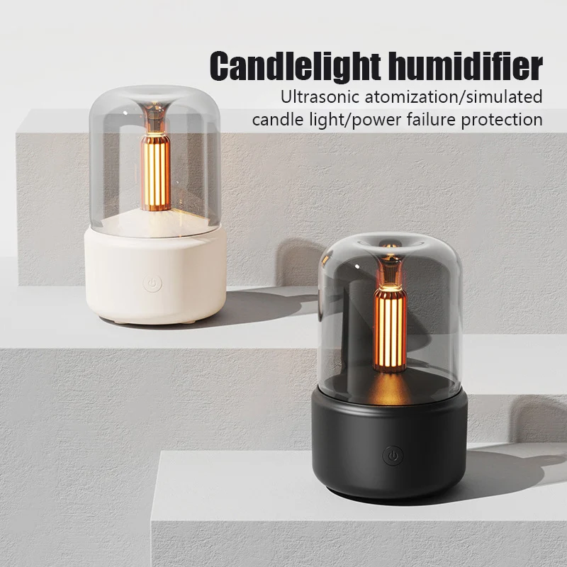Candlelight Aromatherapy Diffuser - USB Desktop Humidifier