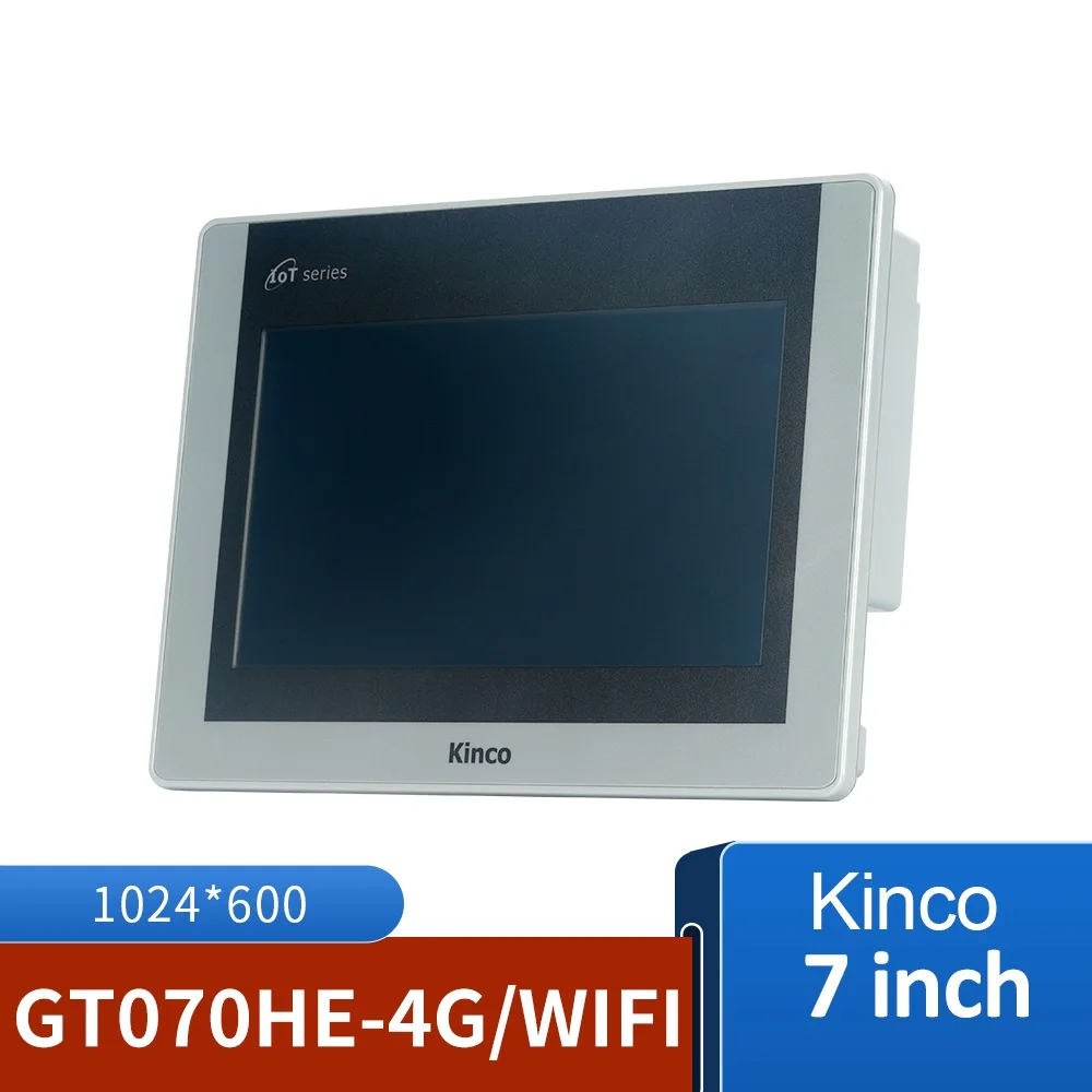 

7" Kinco HMI Human machine interface GT070HE GT070E WiFi 4g B7H Touch Screen IOT Long range remote 1024*600