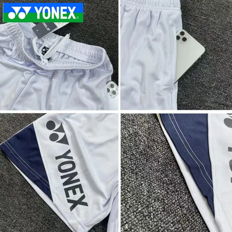 New Y0NEX Summer Sports Competition Badminton Shorts Men's and Women's Quick Drying Breathable Training Football Shorts