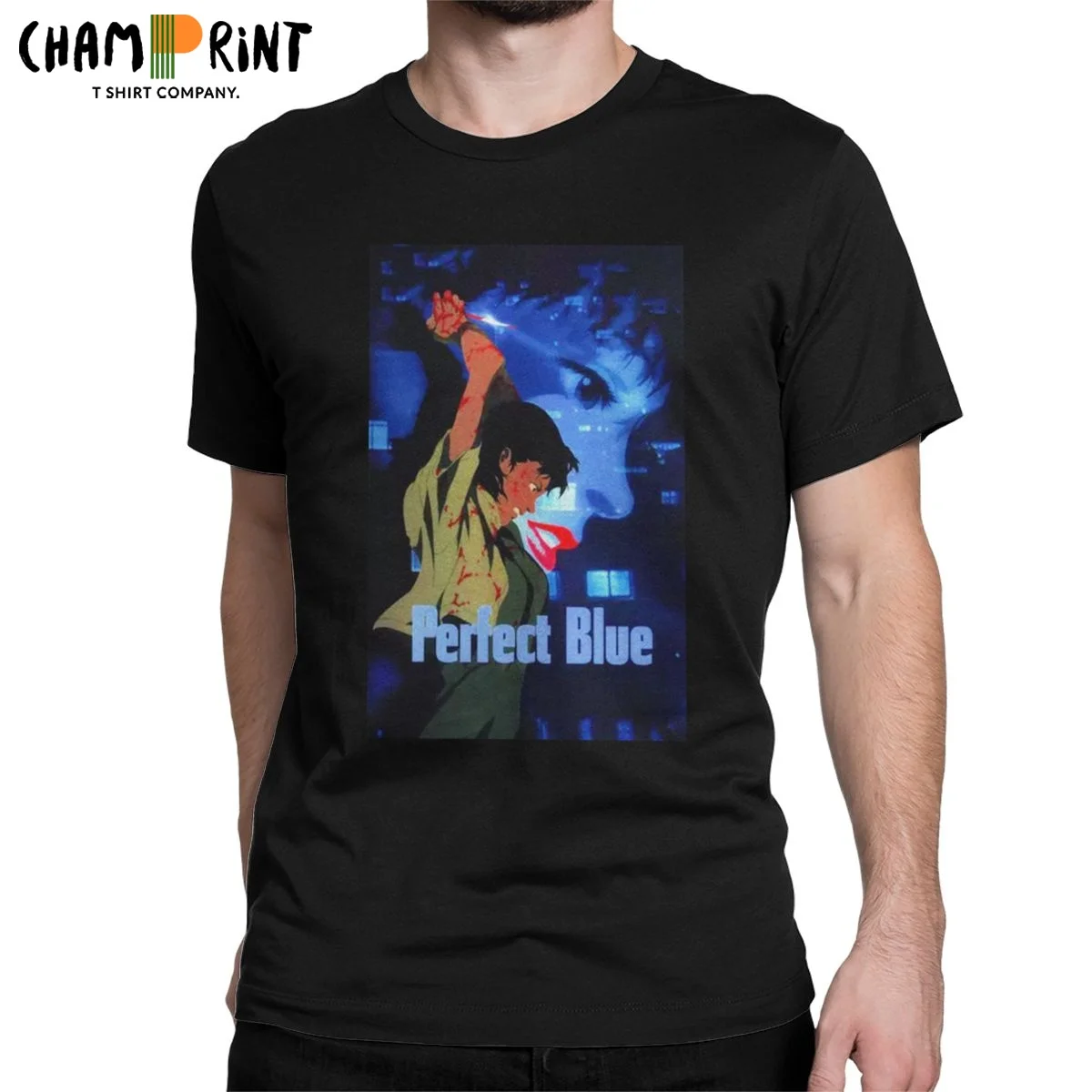 

Men's Perfect Blue Japan Anime Cartoon T Shirt Cotton Clothing Vintage Short Sleeve Round Neck Tee Shirt Gift Idea T-Shirts