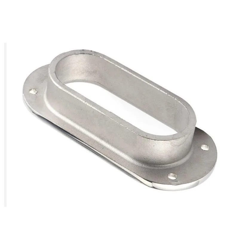 Boot 316 Edelstahl 136 * 63 mm Oval Hawse Kabelführung Rohr Festmacher Anker Seil Linie Fairlead Marine Zubehör – Detail 2