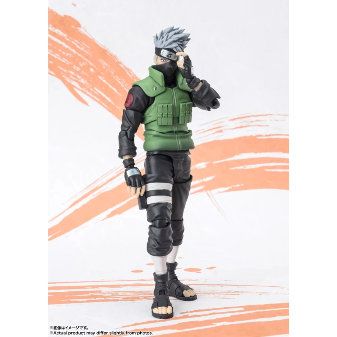 バンダイ-shf NARUTO-ナルト-カカシハタケアクションフィギュア