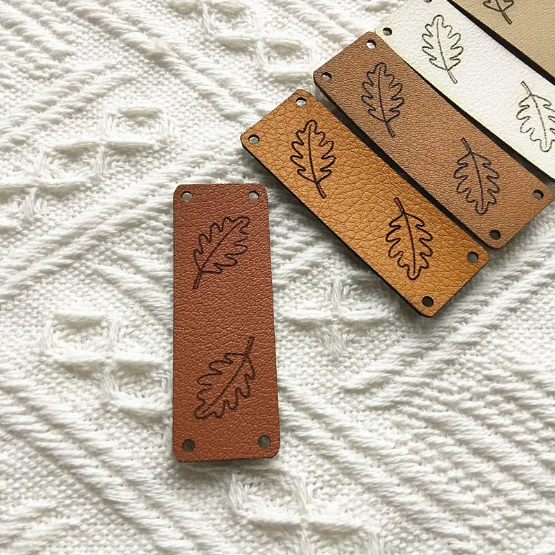 Custom Leather Labels Handmade Items  Custom Leather Tags Handmade Items -  30pcs - Aliexpress