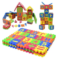 EVA Puzzle Mats 60/36 Pcs Russian Letters and Numbers & Math Symbols Baby Foam Play  Mat  Educational Toys for Kids