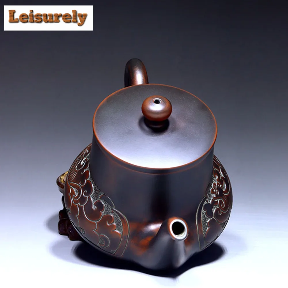180ml Master Handmade Qingzhou Nixing Pottery Teapot Boutique Filter Beauty Kettle Chinese Zisha Infuser Home Set Accessories