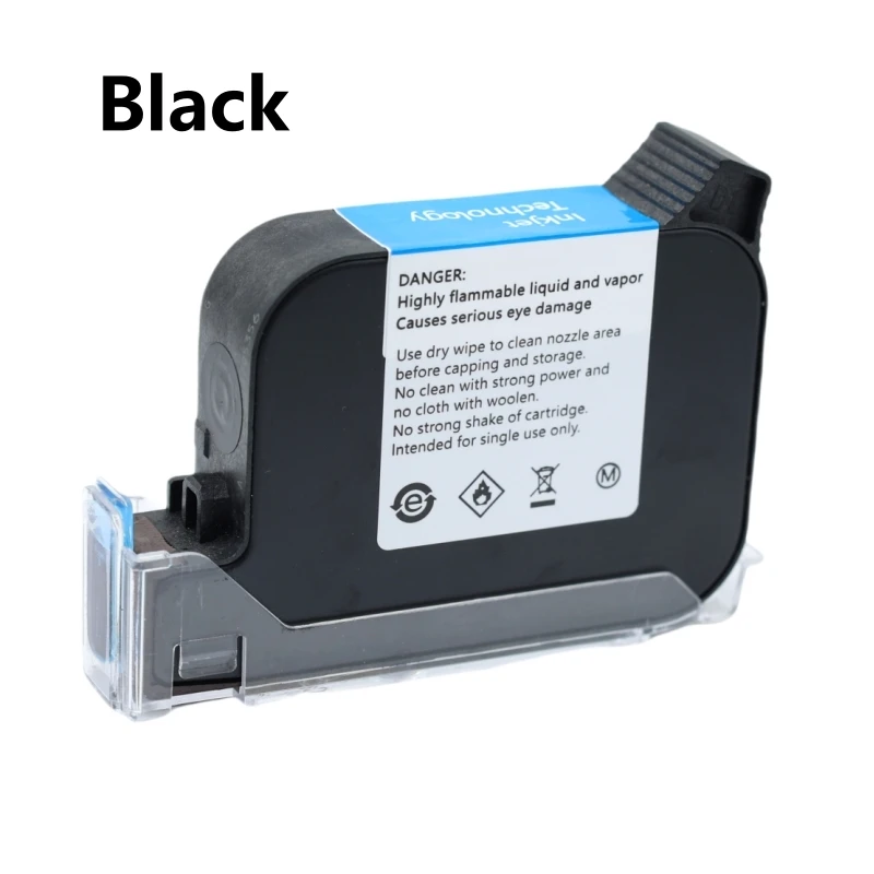 2588+ 2588 2588+M 42ML Black Red Blue Green Ink Cartridge Quick-drying 12.7mm Print Height Universal for Handheld Inkjet Printer