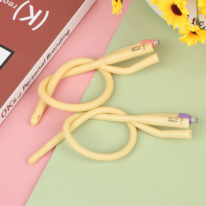 1 Pcs 3 Way Medical Balloon Latex Foley Catheter Silicone Coating Urine Tube Male urinary catheter