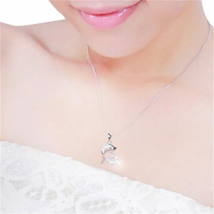 Collier en argent sterling 925 Zircom - Certification