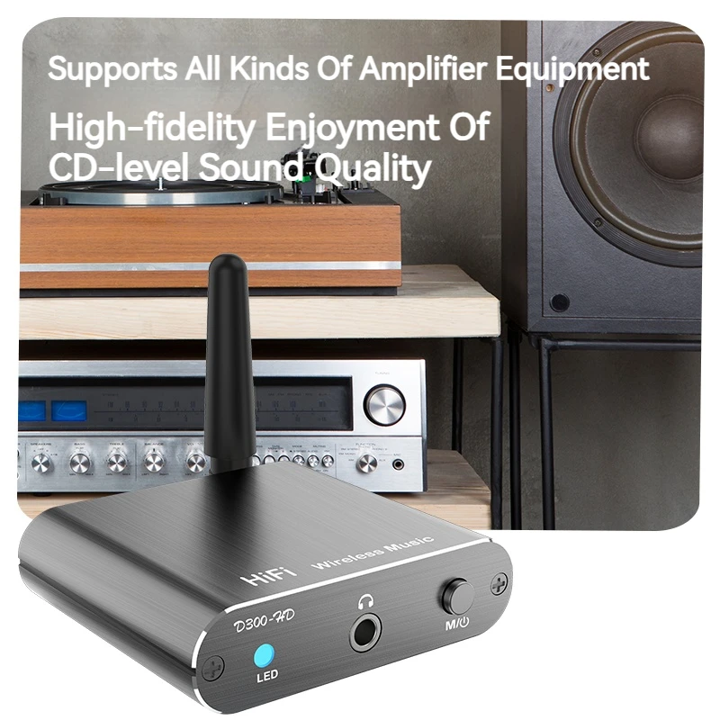 Egolden aptX-HD 블루투스 5.2 음악 리시버 HIFI 무선 오디오 어댑터, 3.5mm Aux Toslink, 동축 출력, 앰프 차량용