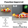 Non-stop Electric Baby Sleeping Fish Toy 2.0 Keep Swinging Tail Floppy Fish Toy Auto Flopping USB Wiggle Plush Toy for Baby Cat 2