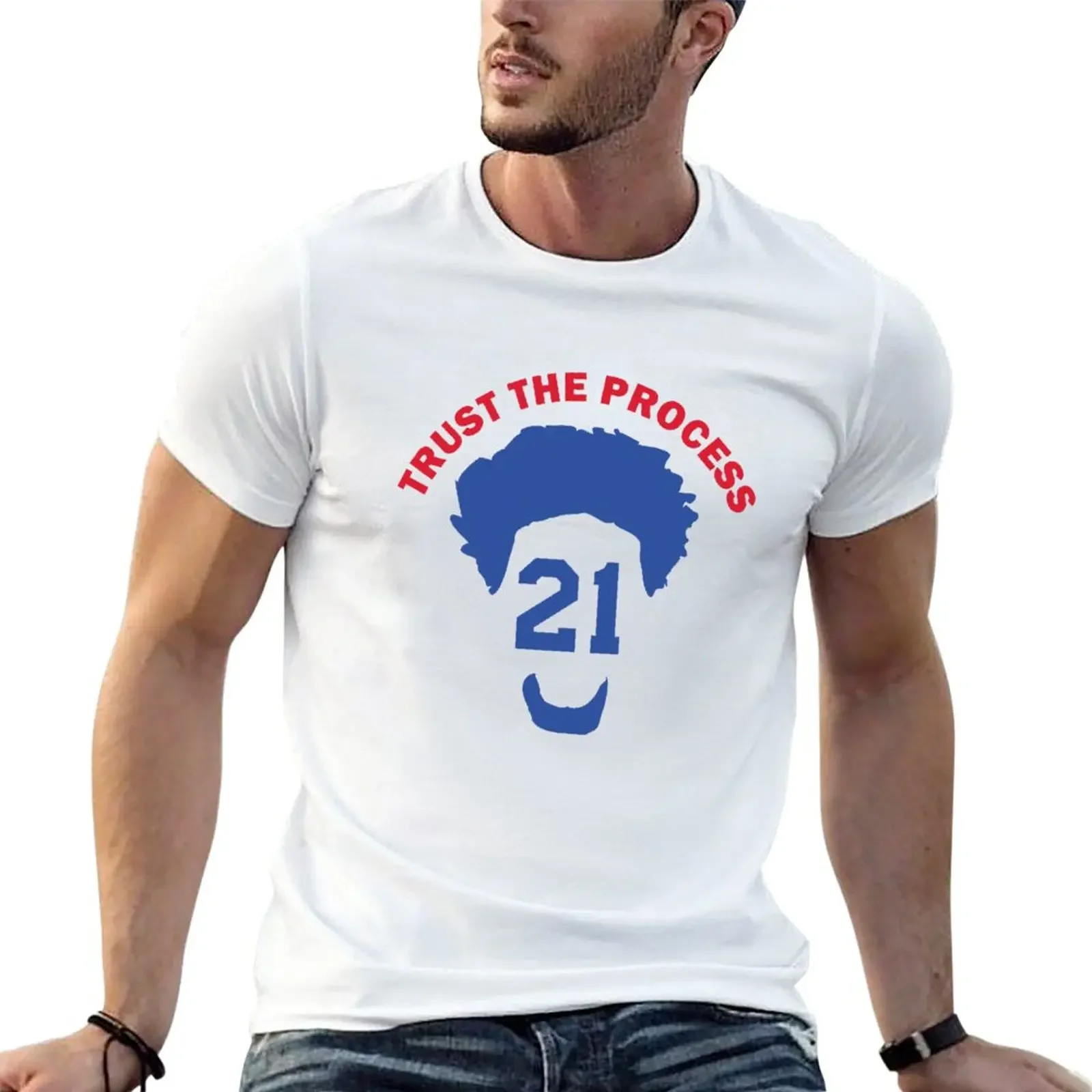 

Trust The Process #21 Design T-Shirt boys animal print shirt sublime cute tops Men's cotton t-shirt