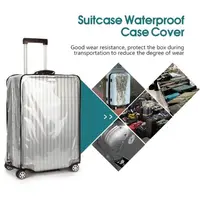 16-28 Inch Travel Luggage Cover Transparent PVC Luggage Protector Cover Dustproof Waterproof Suitcase Protector Cover Luggage 6