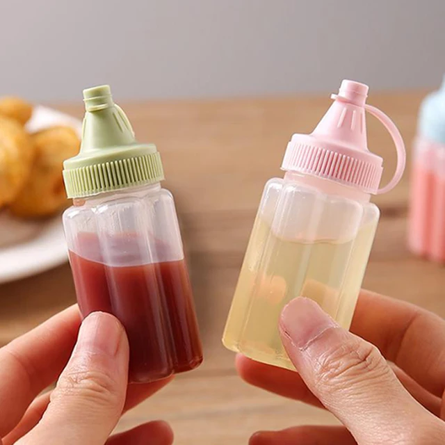 Mini Sauce Squeeze Plastic Seasoning Box Cat Claw Condiment Dressing Salad Dressing Containers For Outdoor Barbecue Camping 6