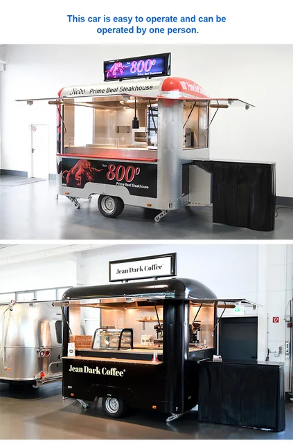 Street Food Breakfast Van For Sale Mobile Breakfast Fast Food