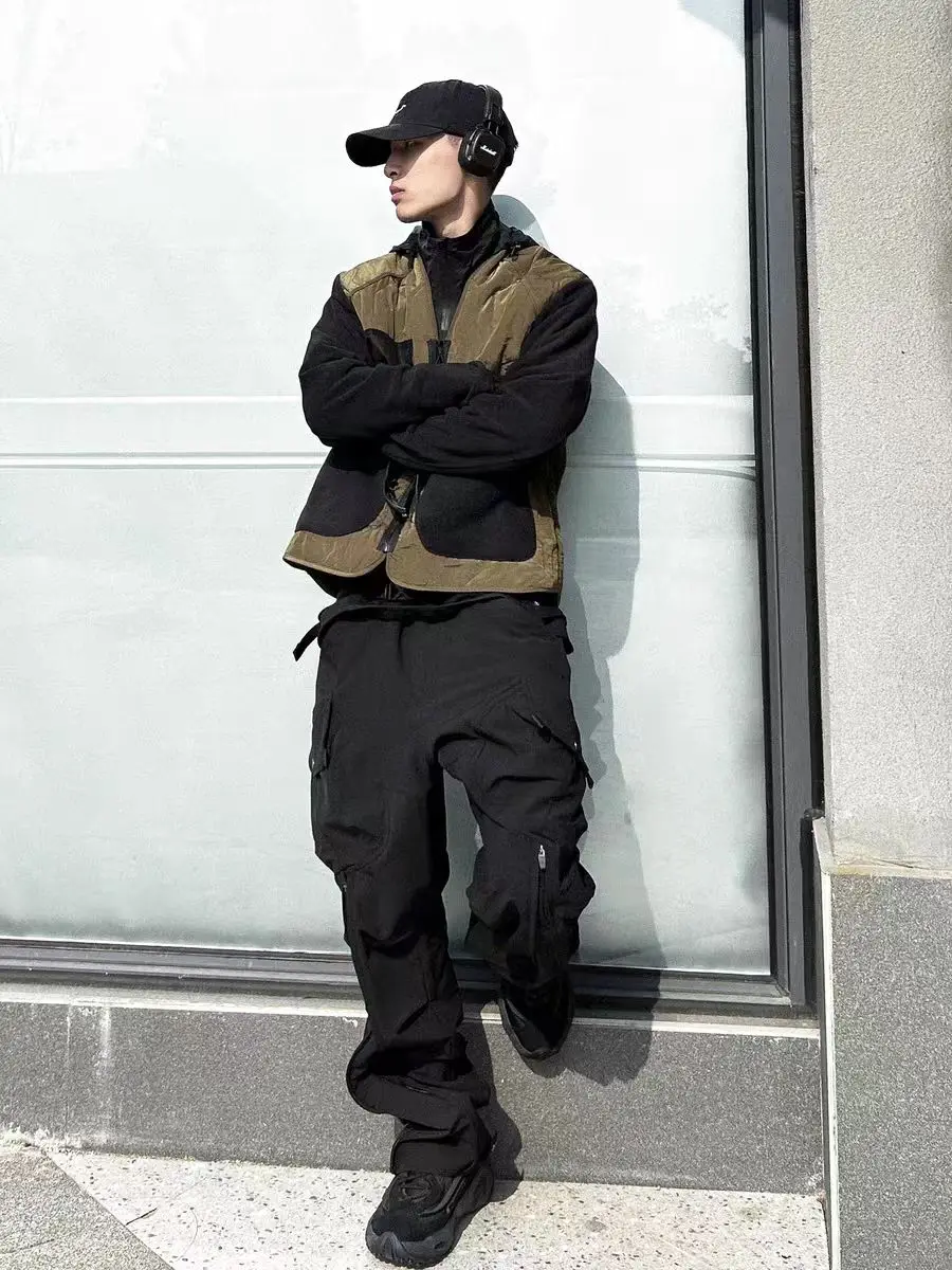 Whyworks 24aw Insulated inner jacket stitching materials 3 pockets ykk zipper techwear aesthetic gorpcore 4