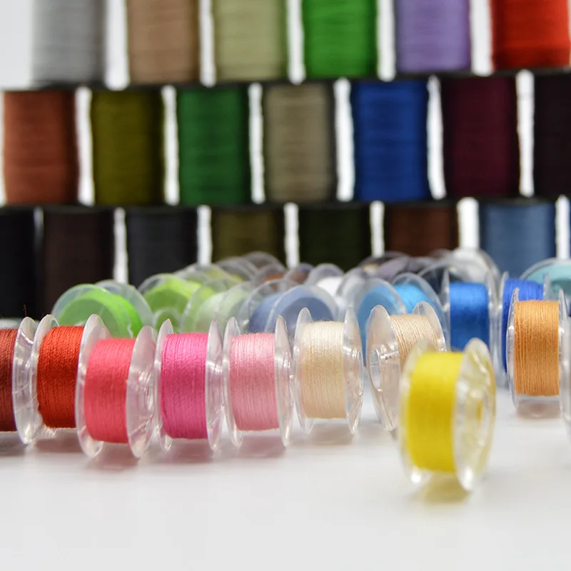 64 Spools Craft Scissor Stitches Needles Tools Sewing Machine Accessories Multicolor Sewing Threads Sewing Tools Kit Sewing Box - 4
