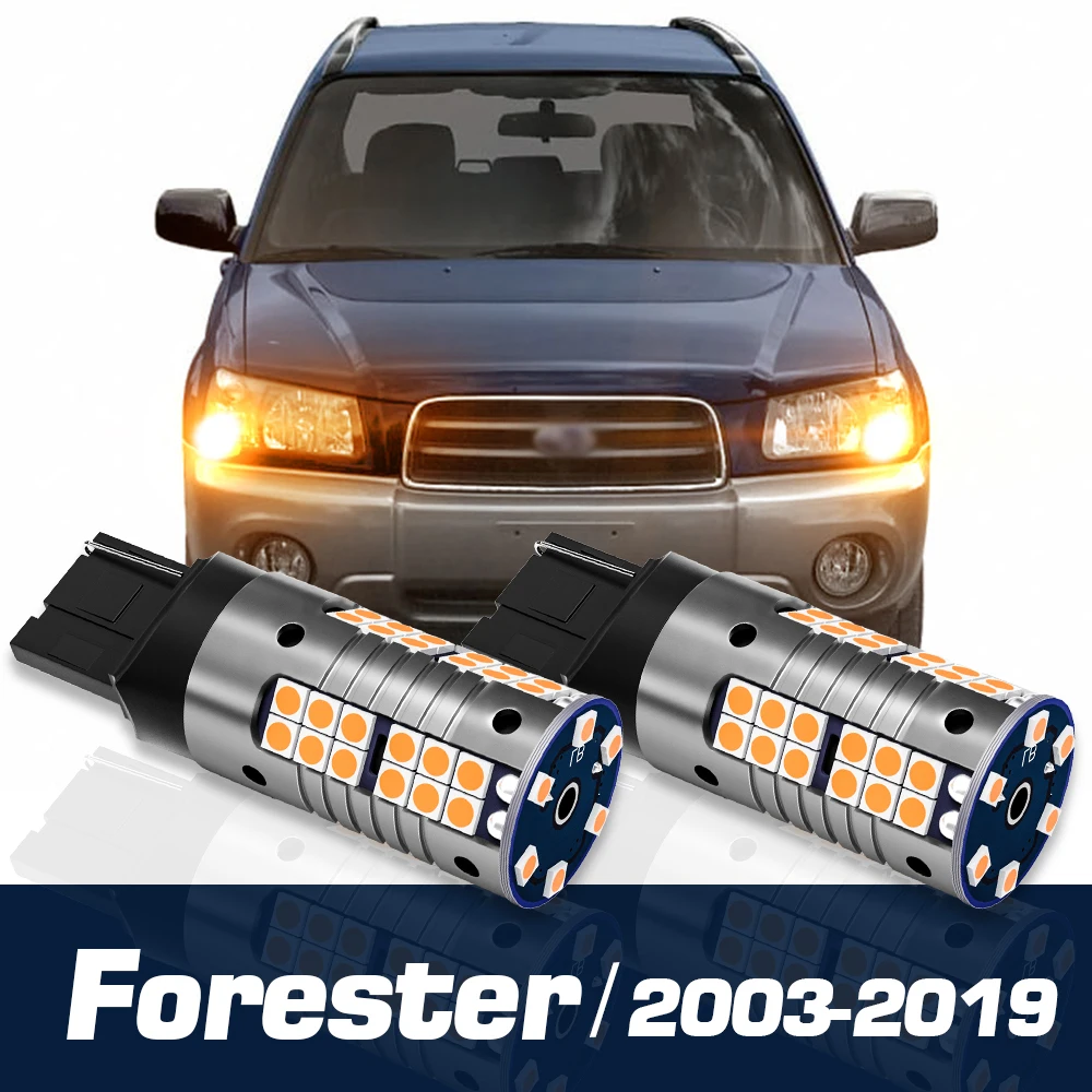 

2pcs LED Turn Signal Light Canbus Accessories For Subaru Forester 2003-2019 2008 2009 2010 2011 2012 2013 2014 2015 2016 2017