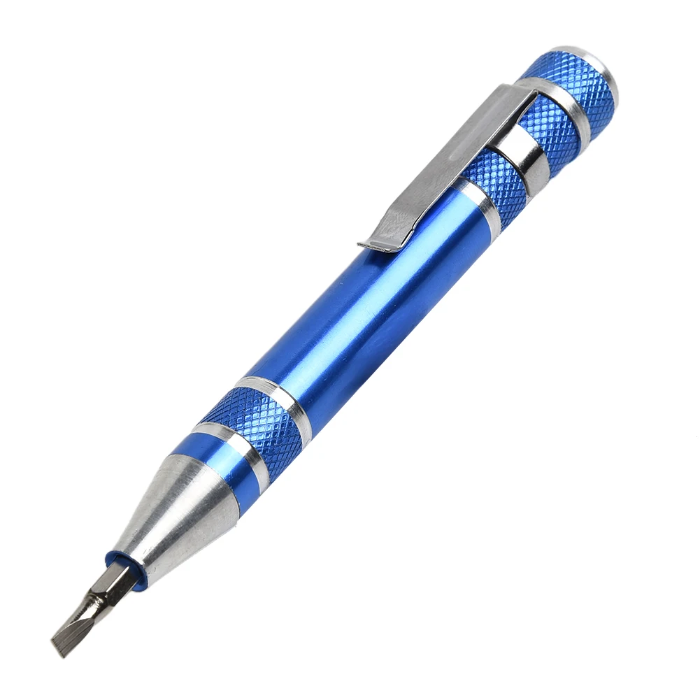 

Repair Tools Screwdriver Set 1.3cm Diameter 11cm Long Aluminum Alloy Hex Screwdriver PH00 PH0 PH1 PH2 Pen Type