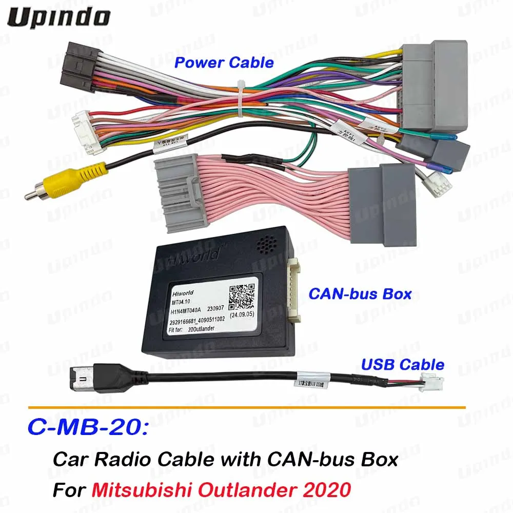 Cable Adaptador Estéreo Para Coche 16 Pines - Compatible Con Mitsubishi Outlander Y Pajero (2014-2020)